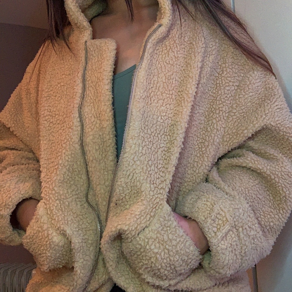 Tan teddy jacket